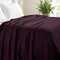Edge Collections - 90" x 66" - Purple - Cozy Chevron Blanket for Year-Round Comfort - 1 Piece